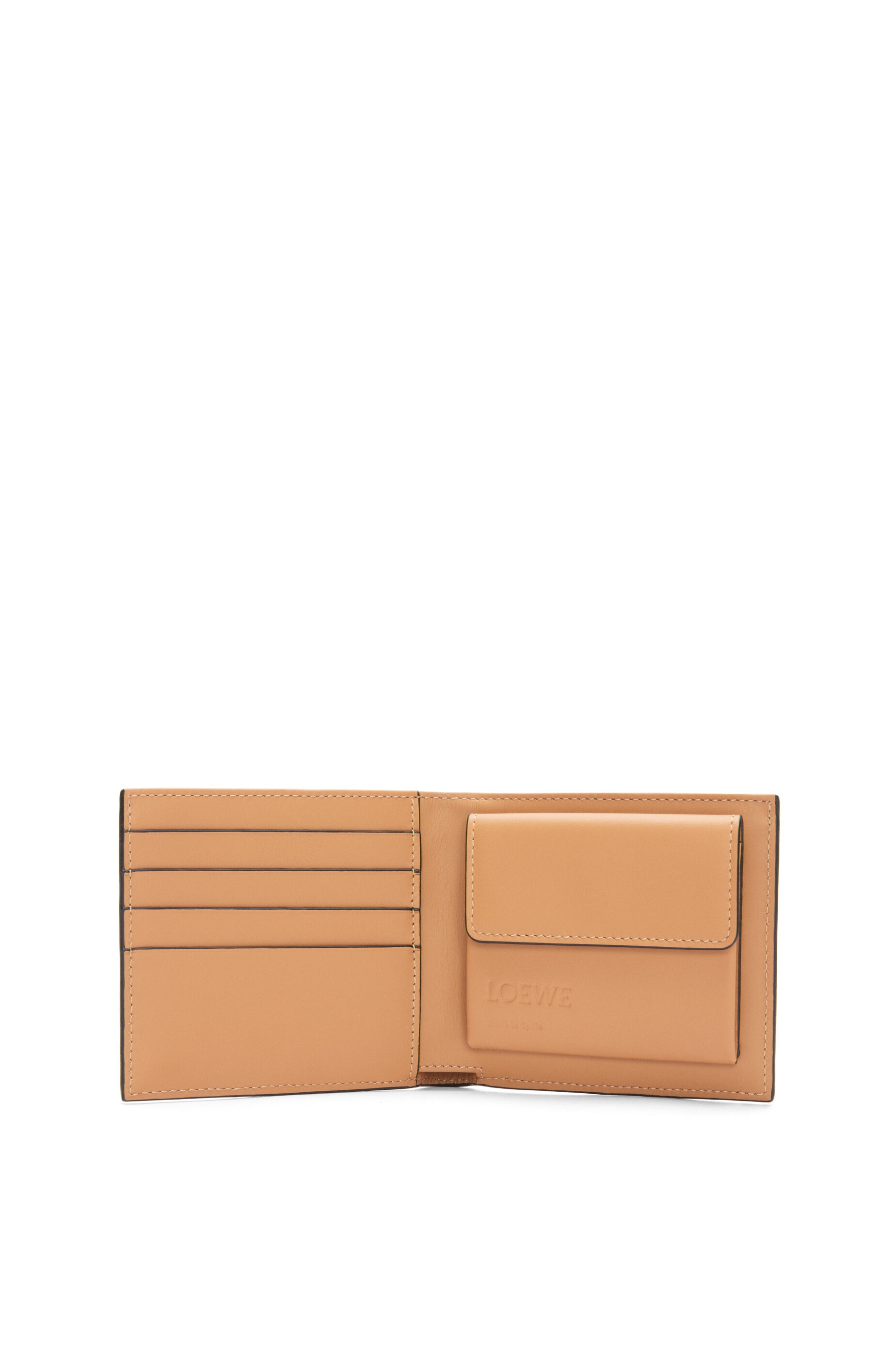 Puzzle bifold coin wallet in diamond calfskin - 2