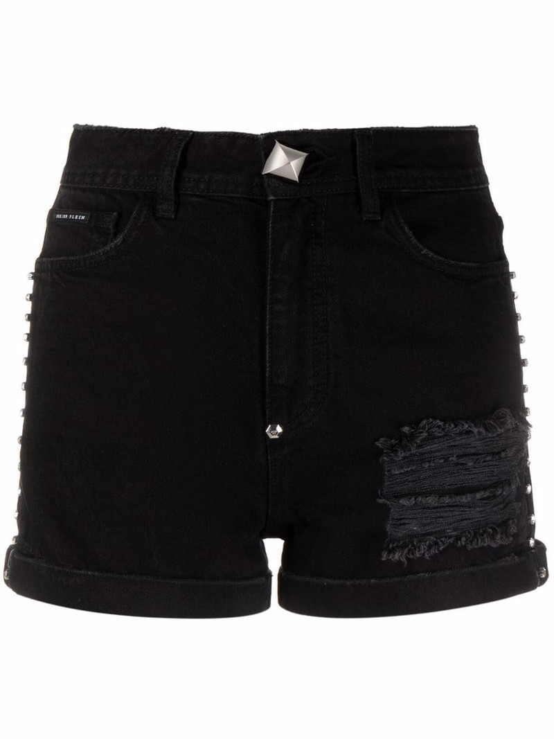 Stones denim hot pants 1