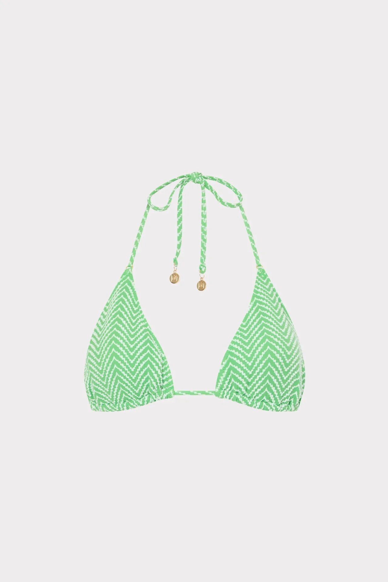 Verde Chevron Bikini Top - 1