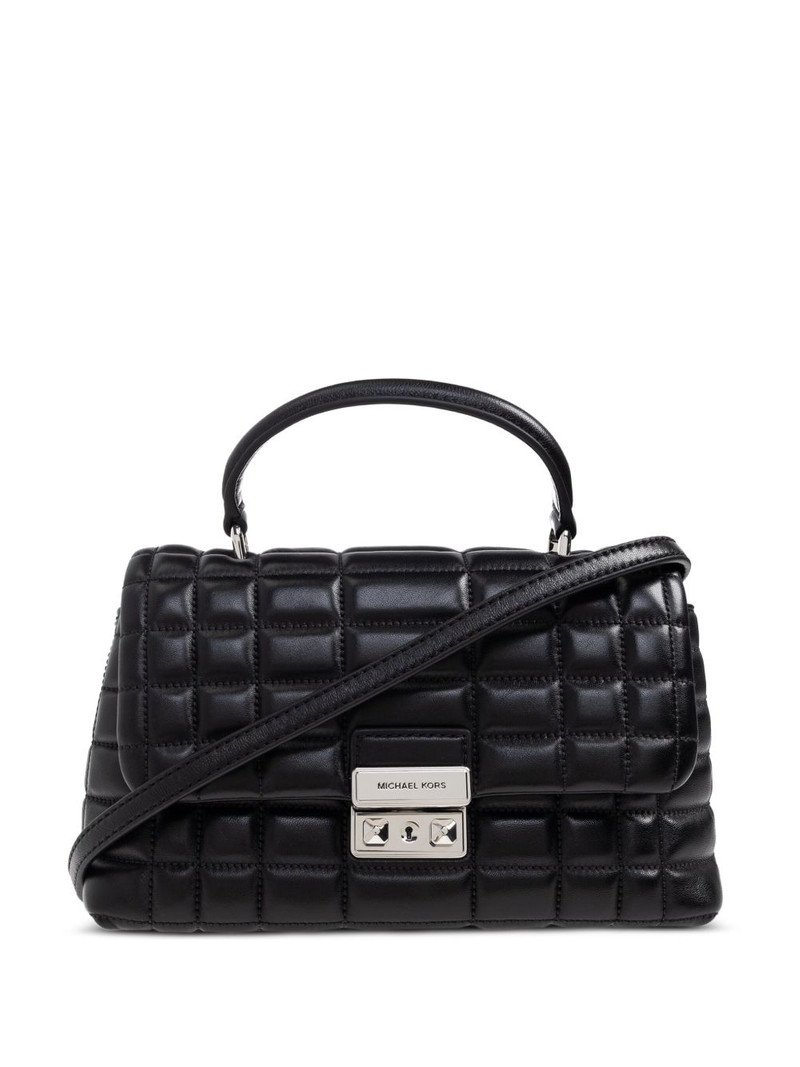 quilted top-handle cross body bag 1