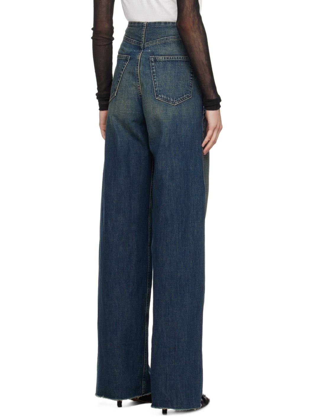 Blue Five-Pocket Jeans - 3