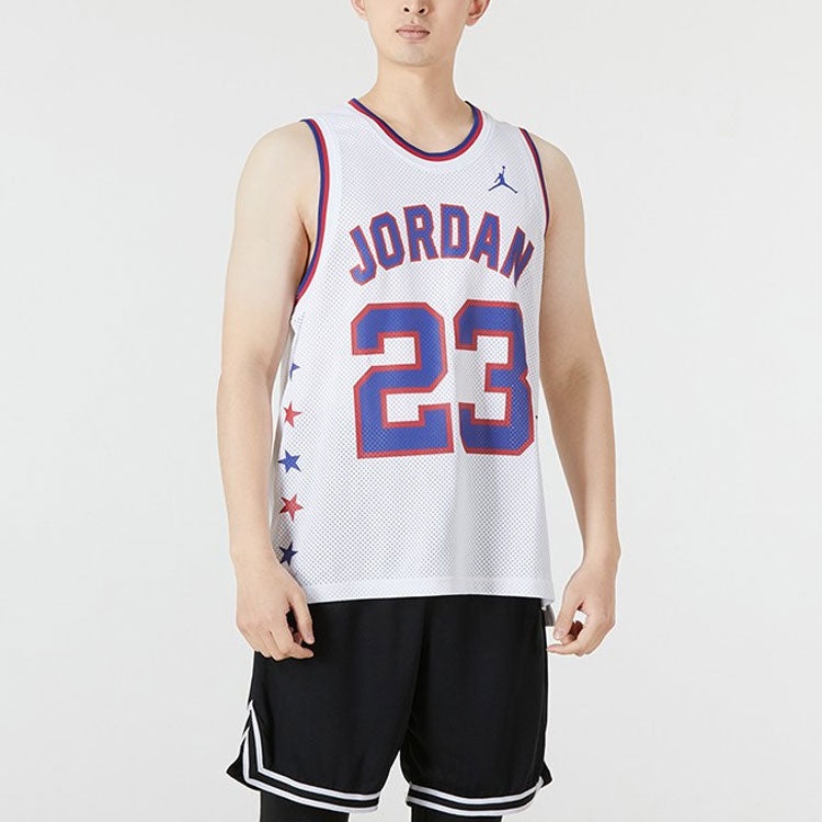 Air Jordan Basketball Training Sports Vest White DJ0251-100 - 3