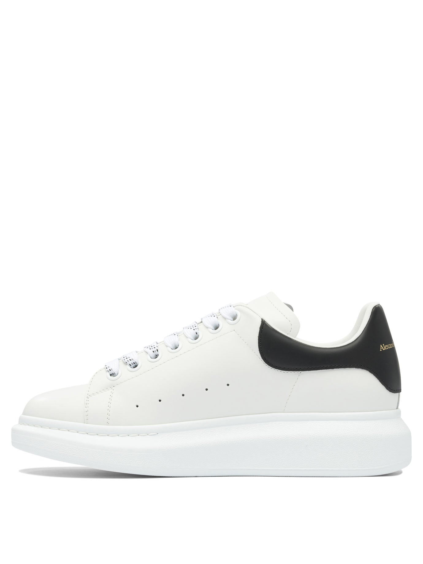 Alexander Mcqueen Leather Upper And Rubber Sole Sneaker - 3
