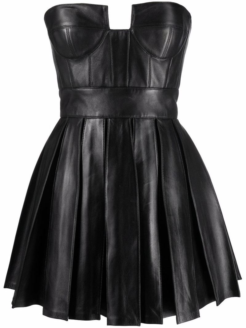 cutout detail flared minidress 1