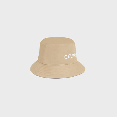 CELINE celine bucket hat in cotton gabardine outlook