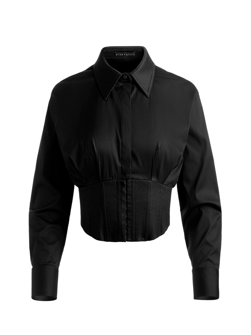 EDIE CORSET BUTTON DOWN 1