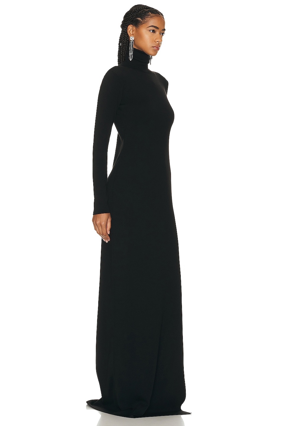 Long Sleeve Turtleneck Gown - 2