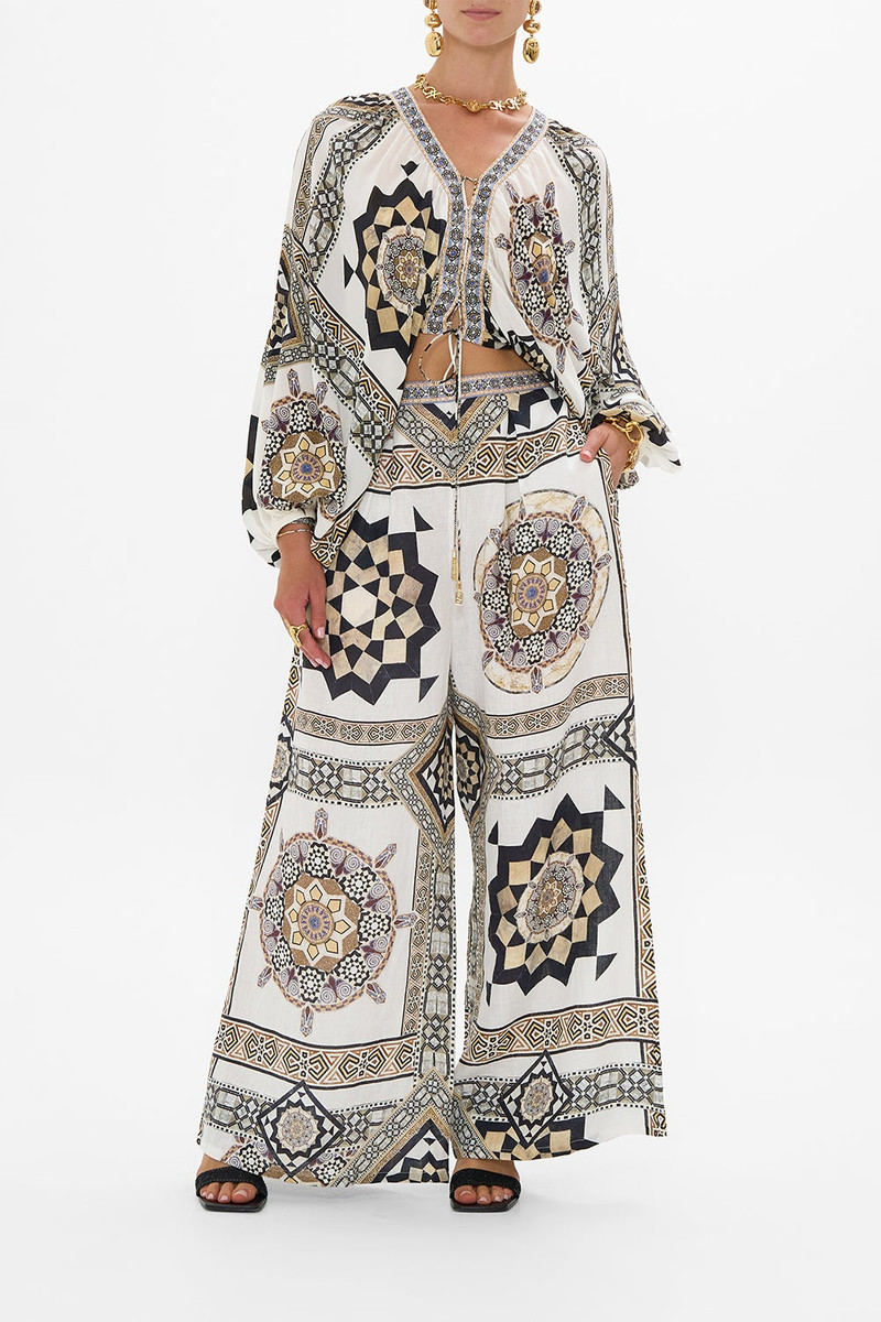 CAMILLA TUCK FRONT PANT outlook