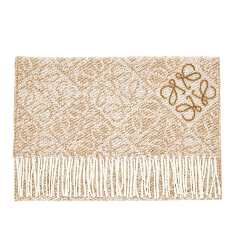 ANAGRAM WOOL AND CASHMERE SCARF - 1