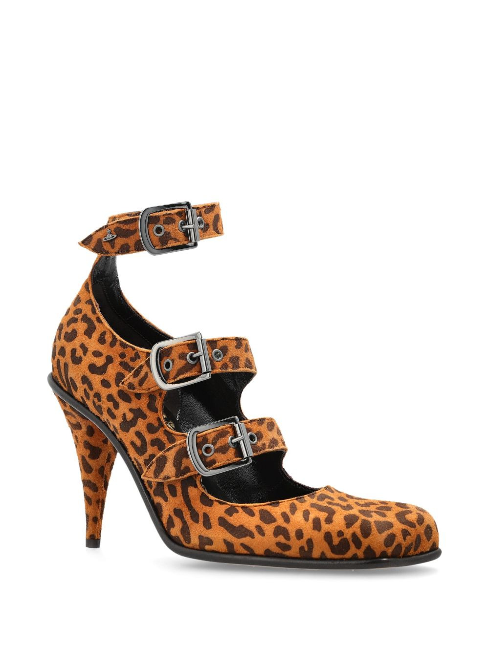 90mm leopard-print pumps - 2