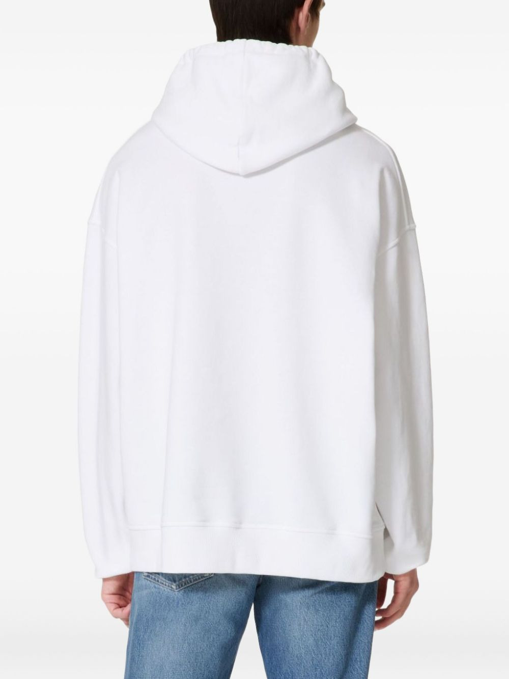 VLogo cotton hoodie - 4