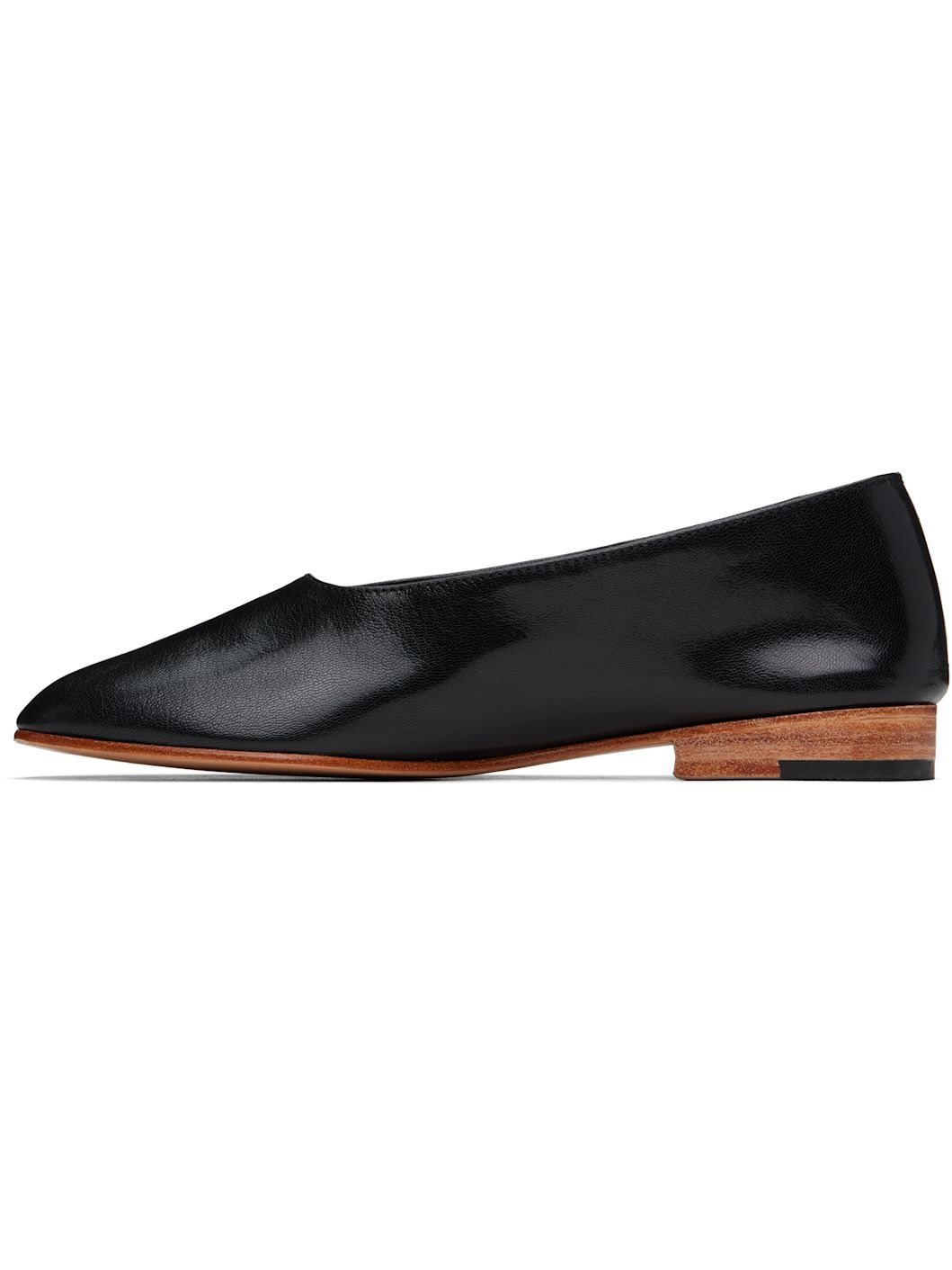 Black Glove Ballerina Flats - 3