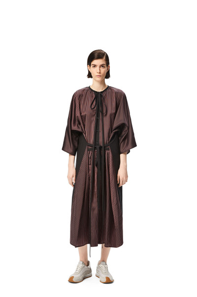 Loewe Tunic patchwork midi dress outlook