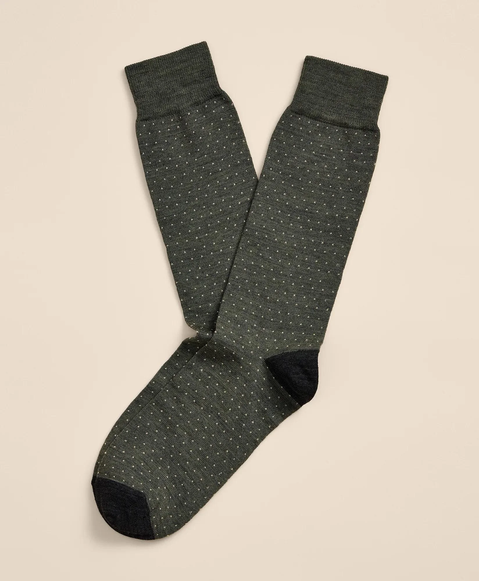 Wool-Blend Dot Socks - 1