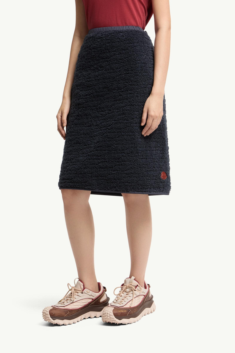 Teddy Knee-Length Padded Skirt 4
