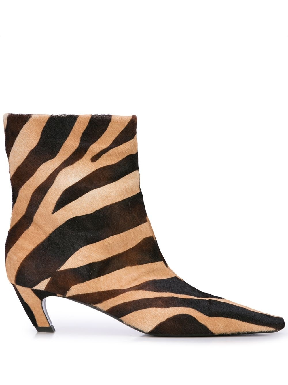 The Ankle zebra print boots - 1