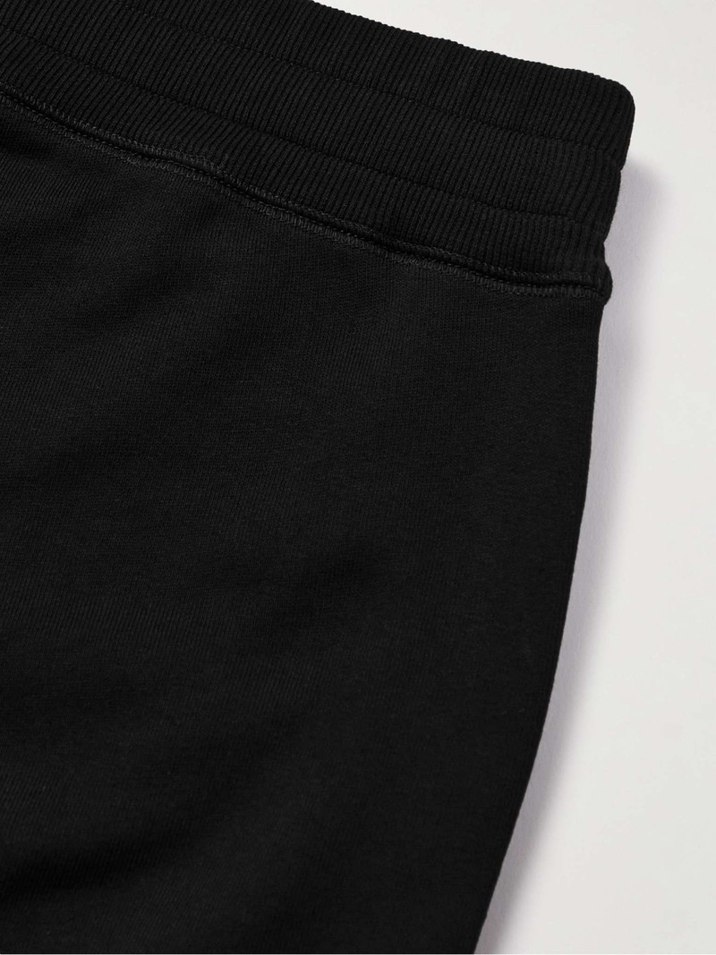 Lace-Detailed Organic Cottton-Jersey Sweatpants 5