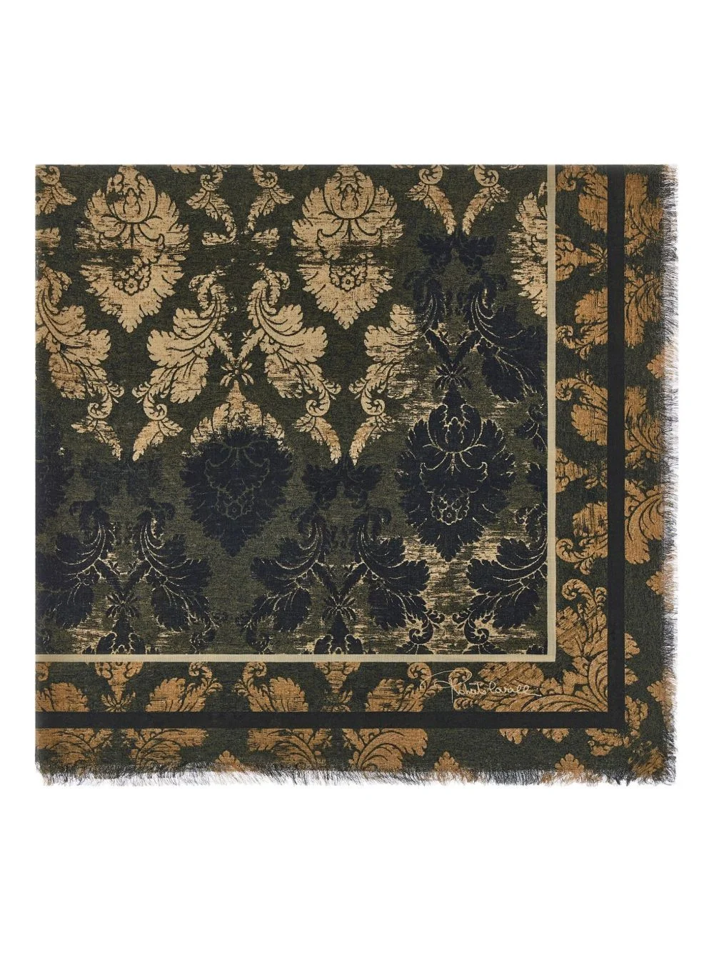 brocade-print shawl - 1