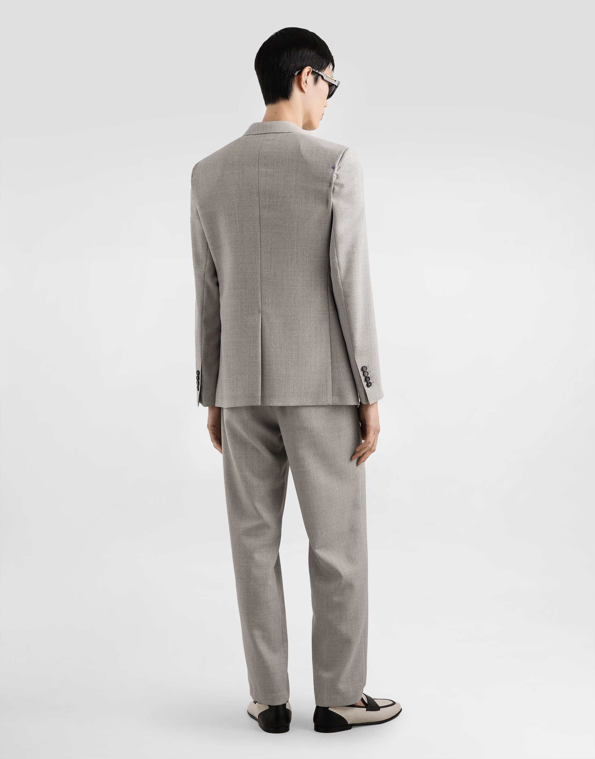 Garment-dyed wool joggers - 3