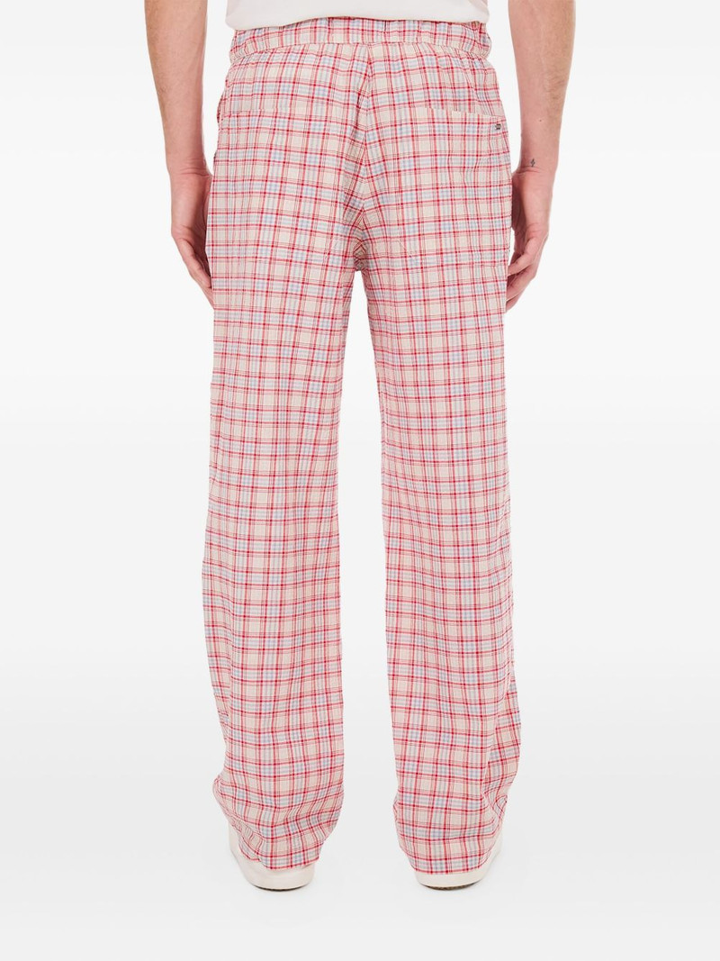 Summerland plaid-pattern trousers 3