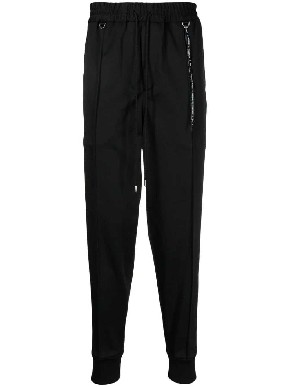 logo-print drawstring track pants - 1