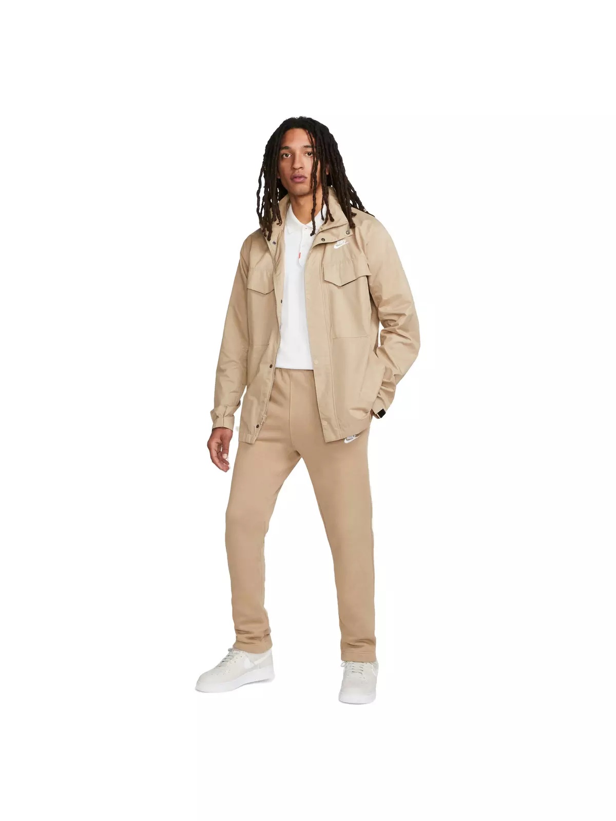 Men's Sportswear Club Fleece Pants-Khaki - 6