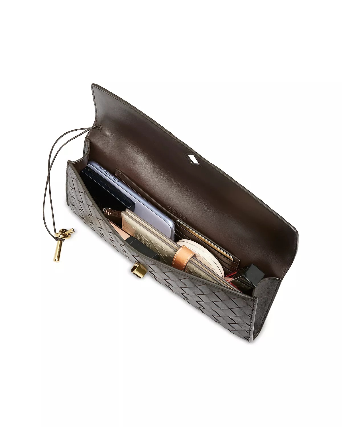 Andiamo Long Leather Clutch - 3