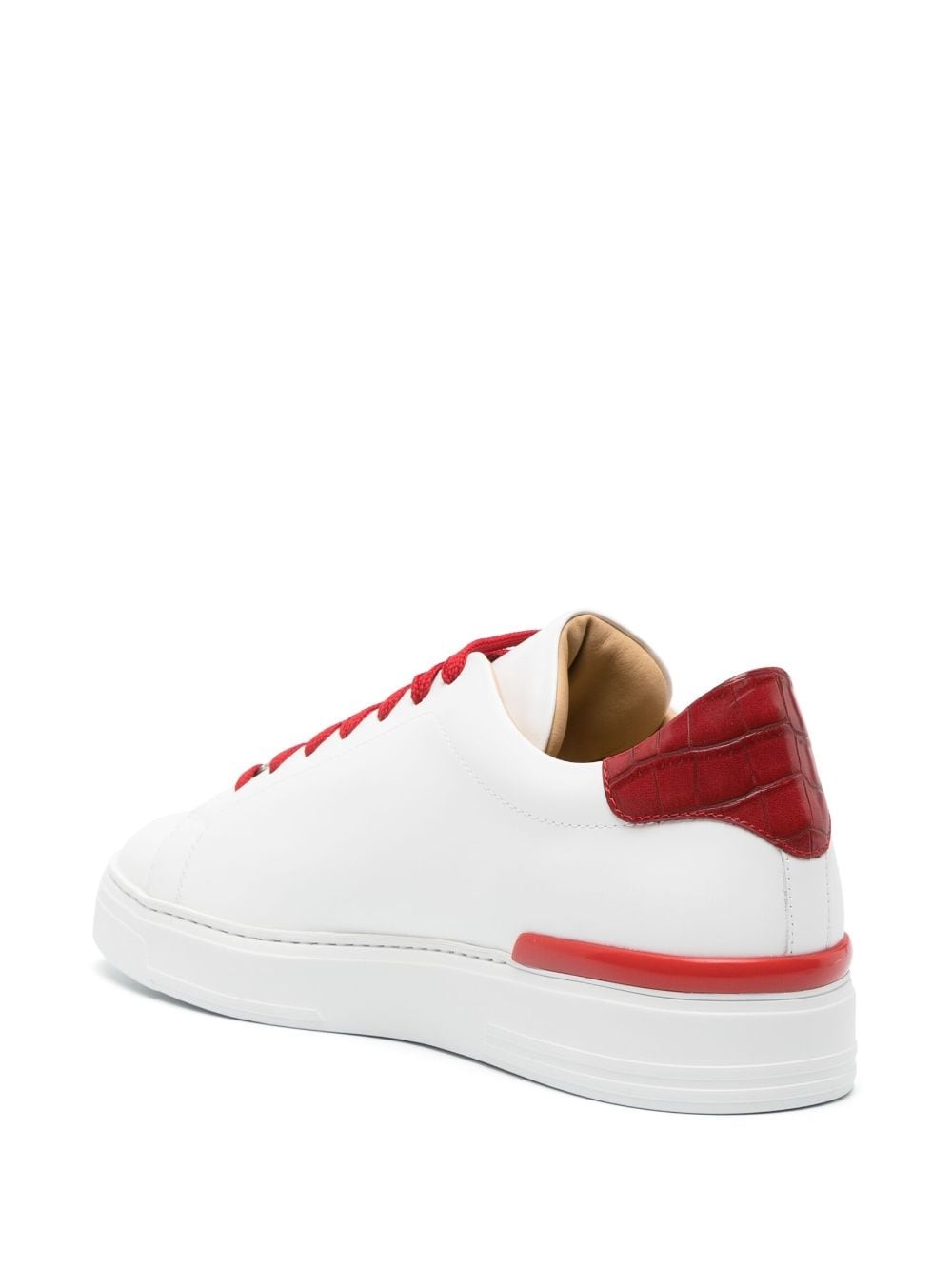 Cocco Hexagon low-top leather sneakers - 3