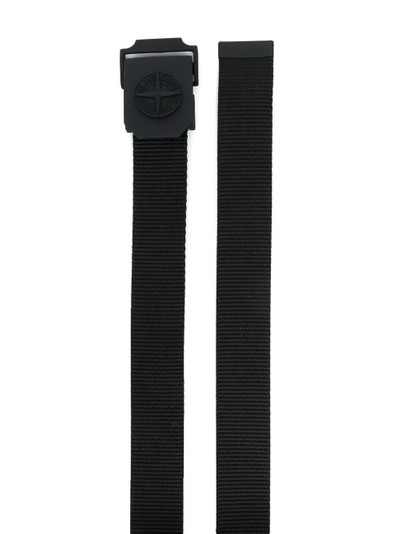 Stone Island logo-buckle belt outlook