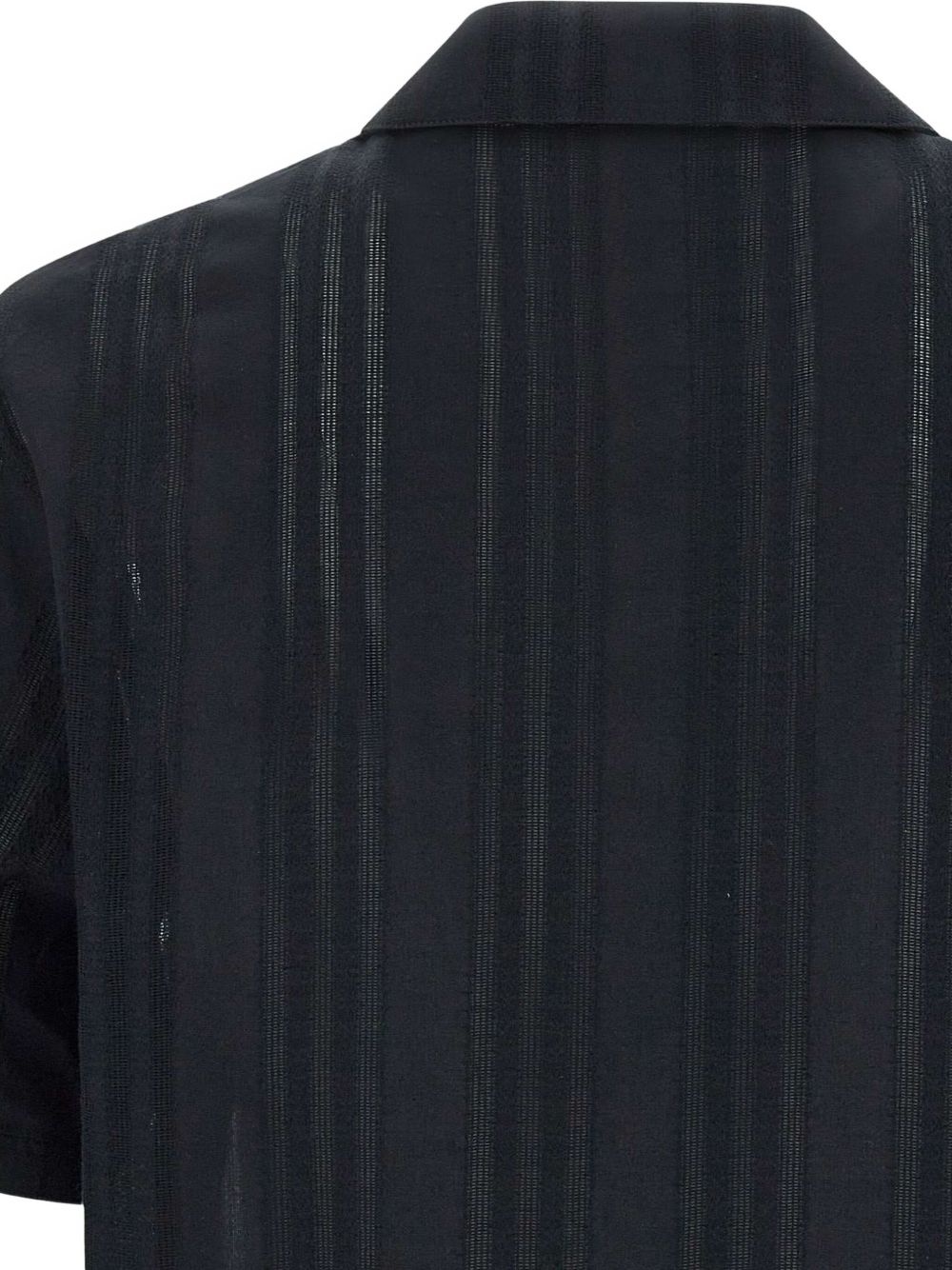logo-embroidered shirt - 5