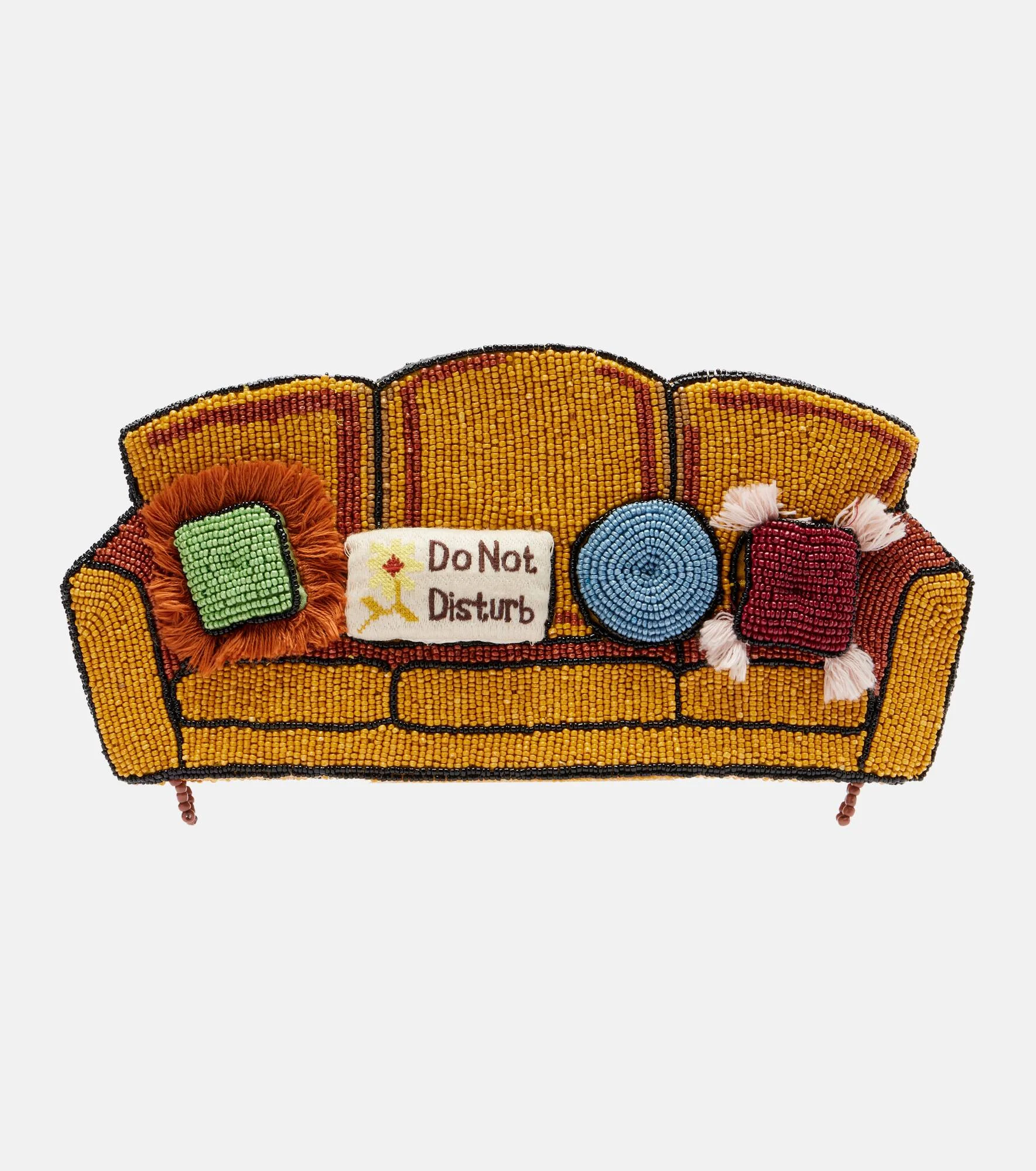 Couch beaded clutch - 1