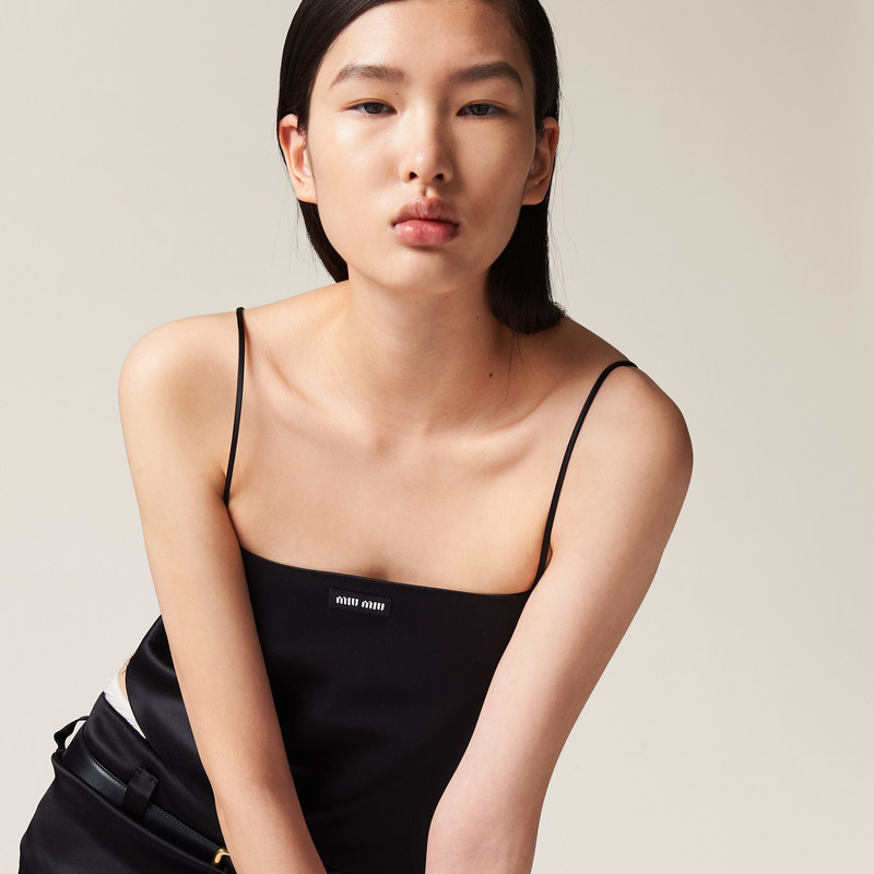 Miu Miu Satin top - MT1801_1H4S_F0002 | REVERSIBLE