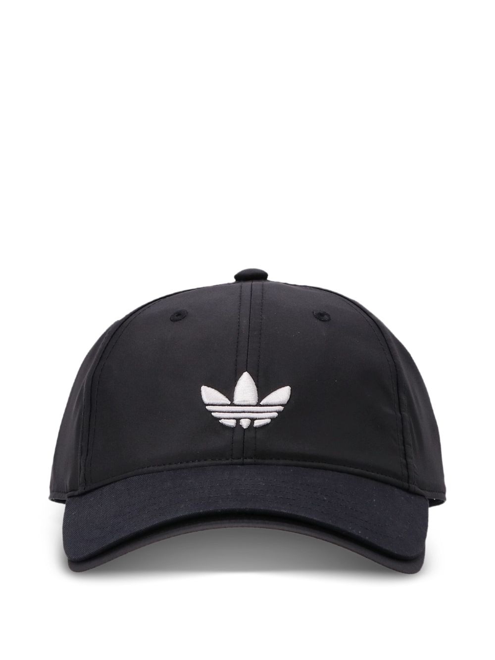 embroidered-trefoil logo baseball cap - 1
