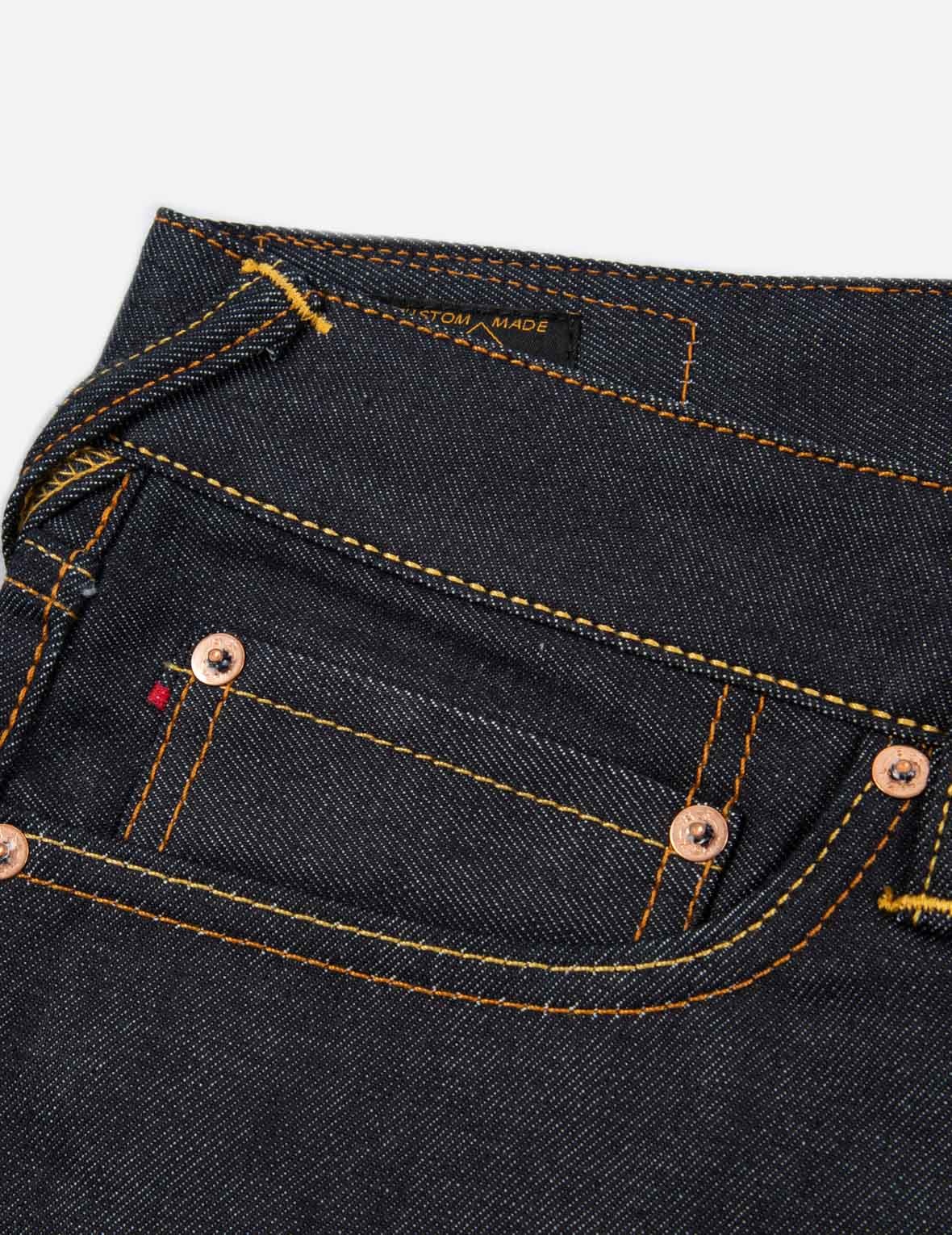 PURPLE SEAGULL CARROT FIT RAW DENIM JEANS #2017 - 8