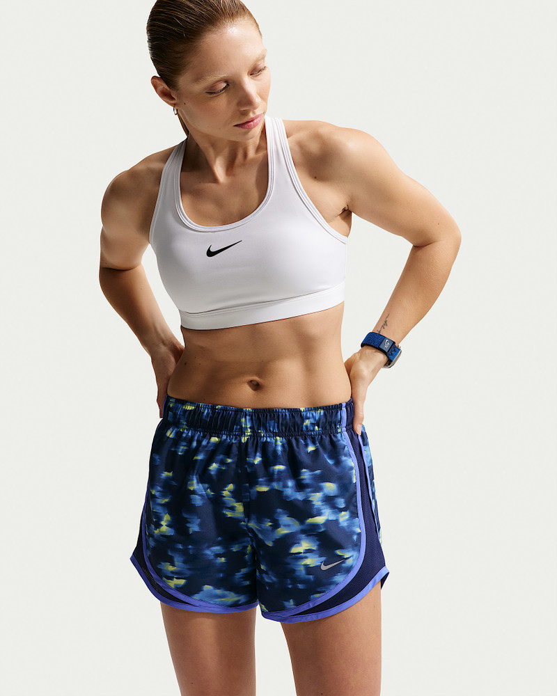 Nike Nike Tempo Women's Mid-Rise 3" Brief-Lined Printed Running Shorts outlook