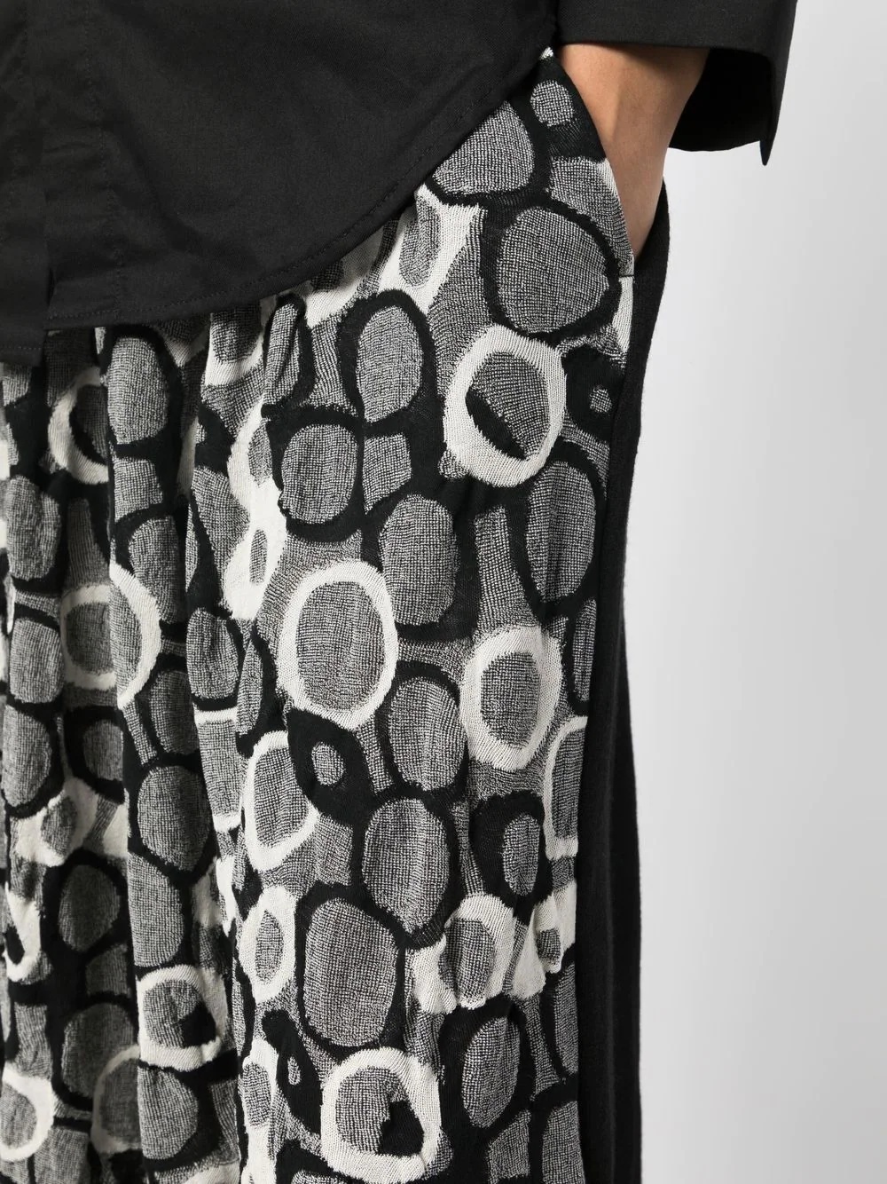 abstract patterned midi skirt - 5
