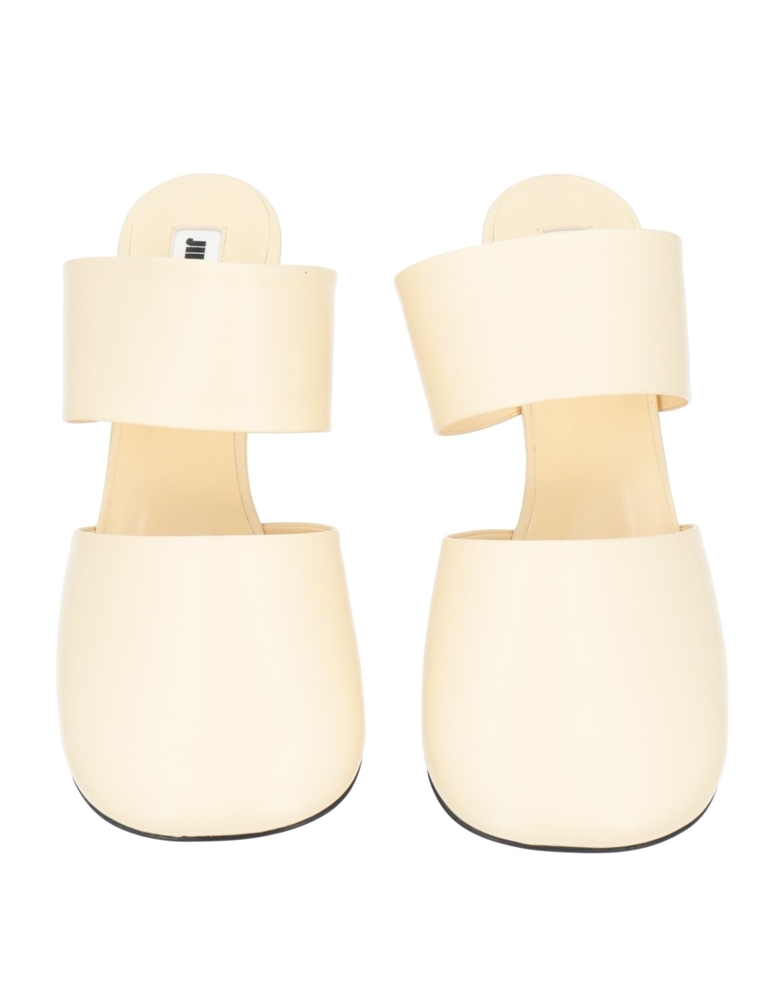 Cream Women's Mules And Clogs - 4