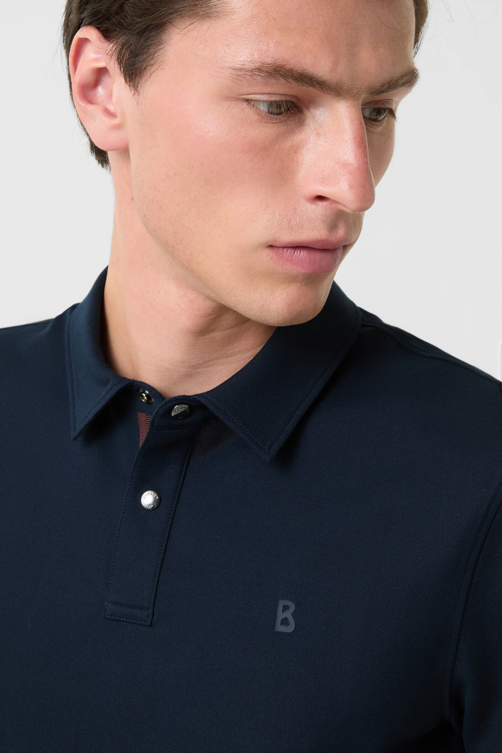 Timo polo shirt in Navy blue - 4