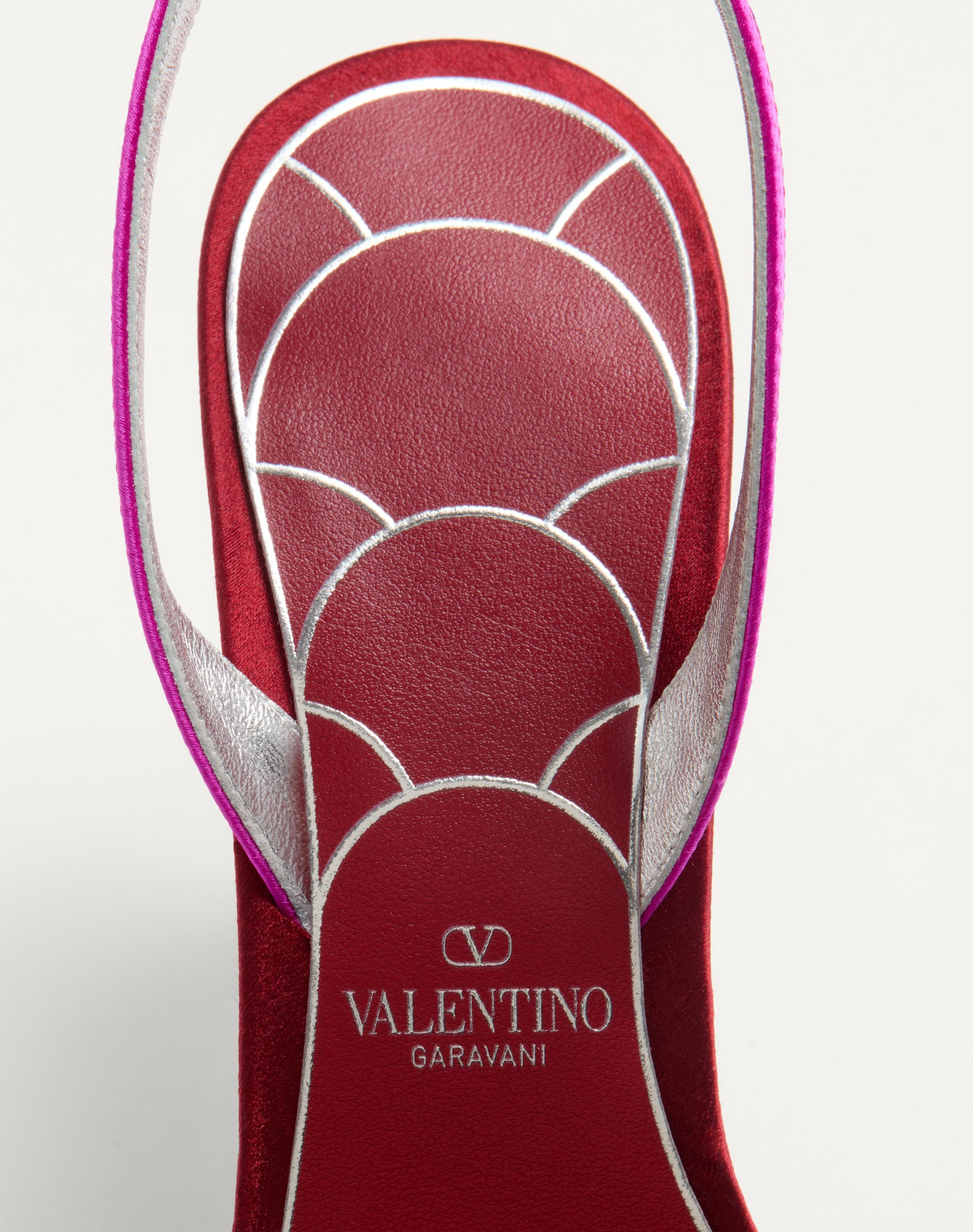 LADYCRUSH SATIN SANDAL WITH CRYSTALS 85MM - 4