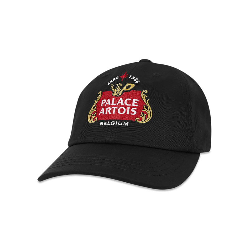 Palace x Stella Artois 6-Panel 'Black' - 1