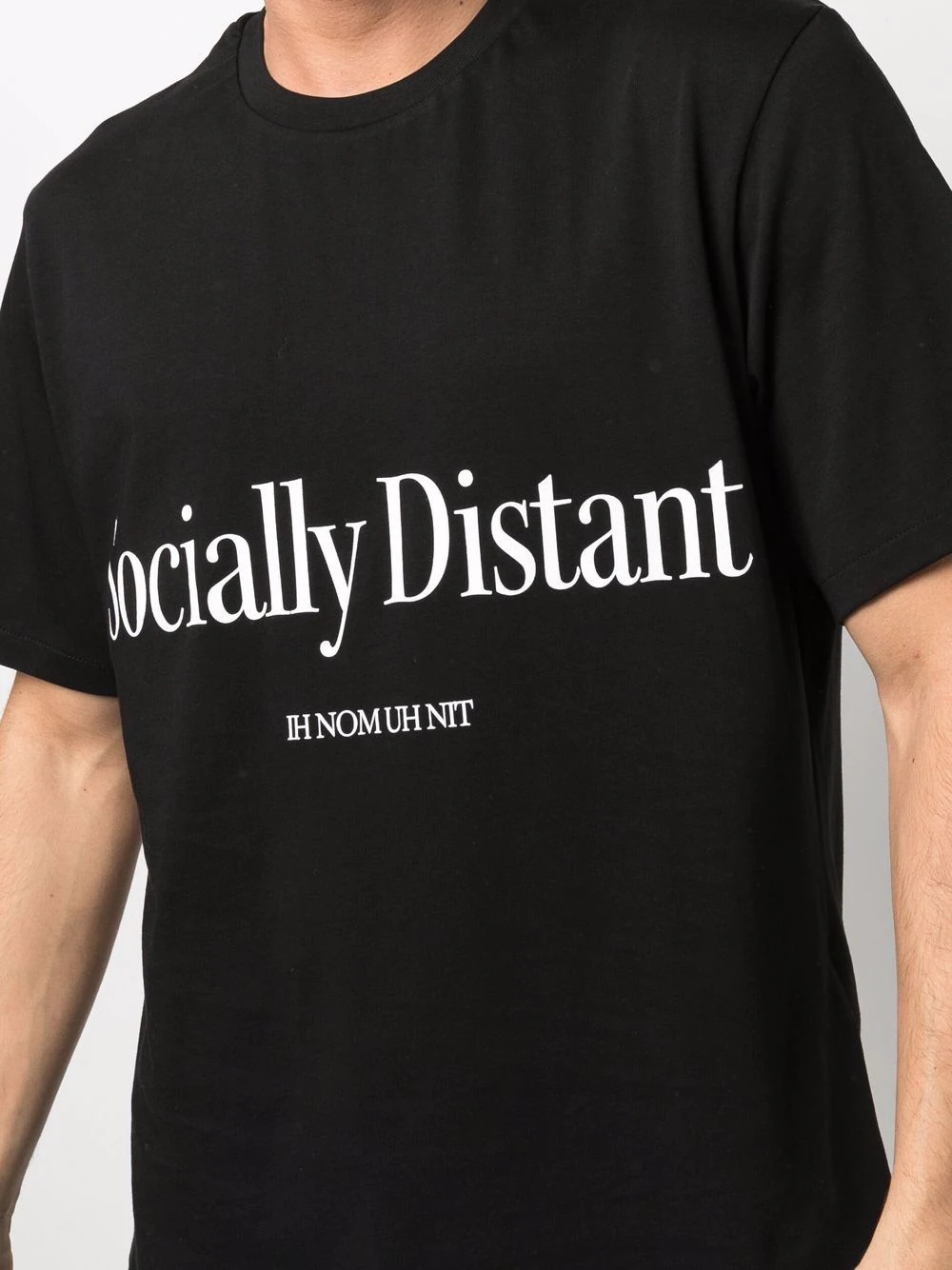 Socially Distant-print T-shirt - 5