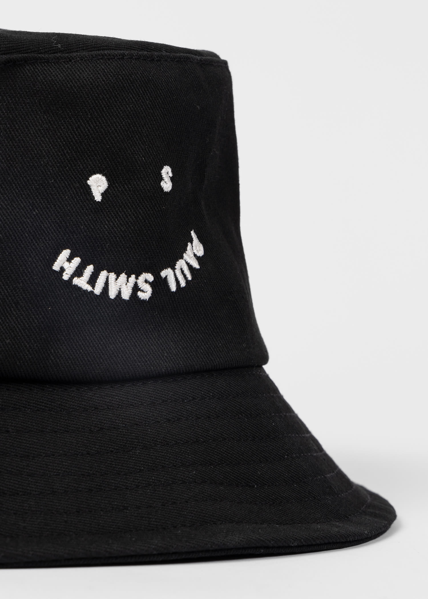 'Happy' Embroidered Bucket Hat - 3