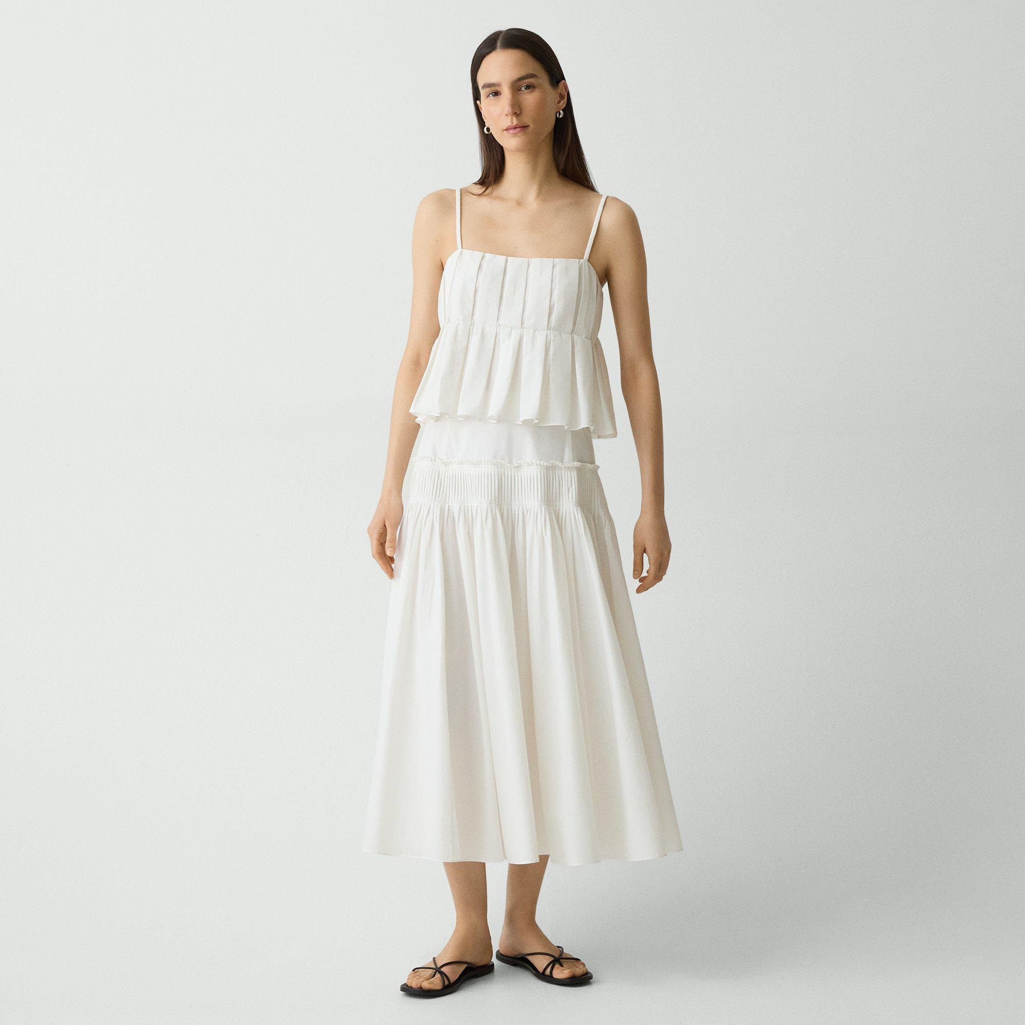 Pleated Camisole in Cotton-Blend - 6