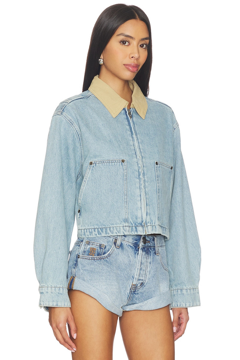 BLANKNYC Cropped Denim Jacket outlook