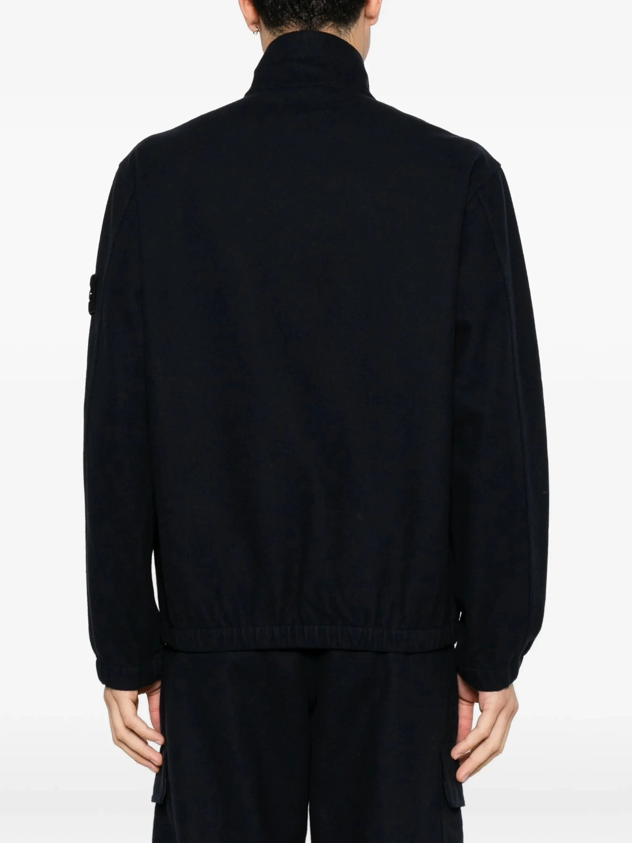 Stone Island Logo-patch Zip-up Jacket - 1