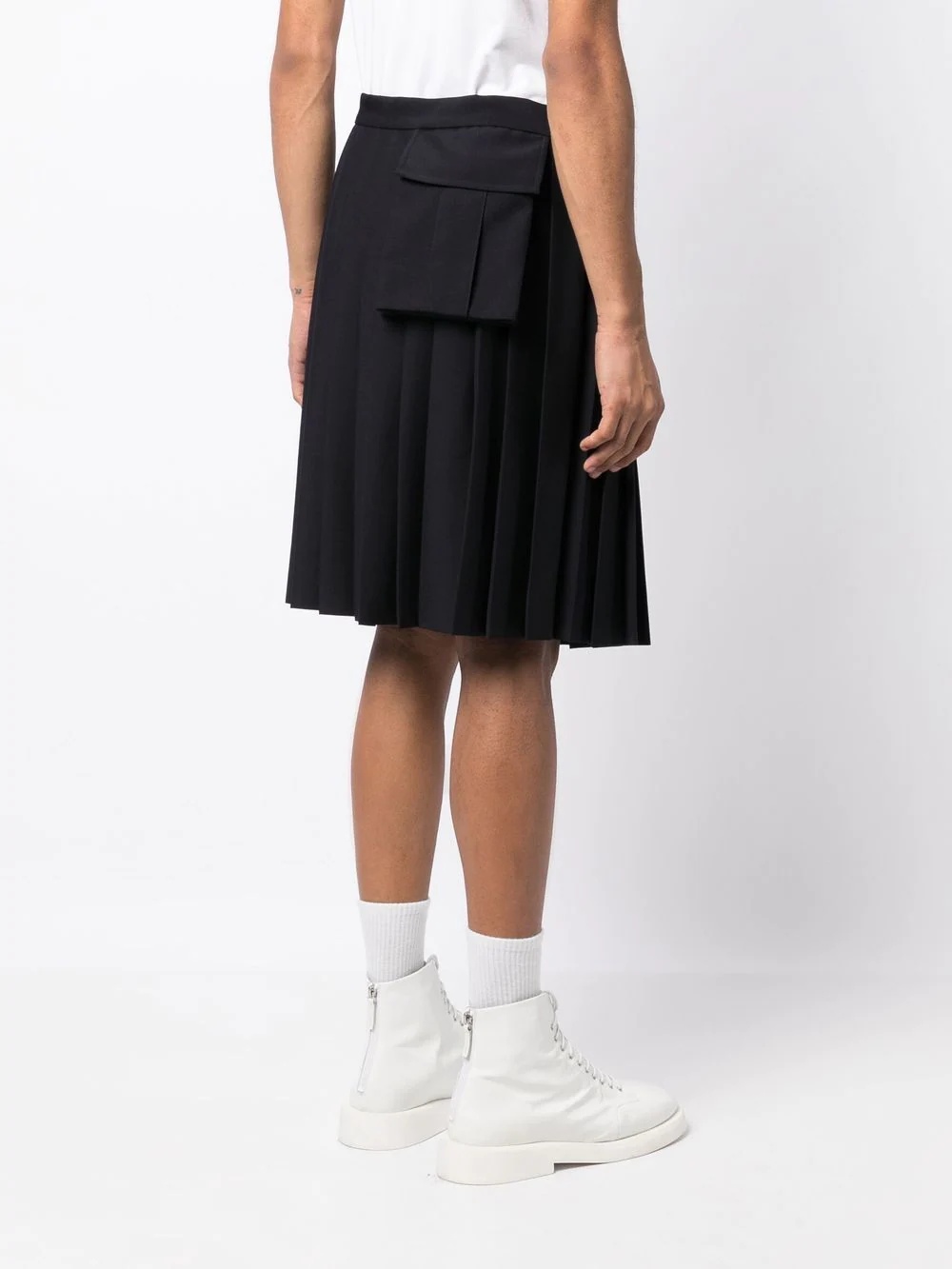 pleated skirt shorts - 4