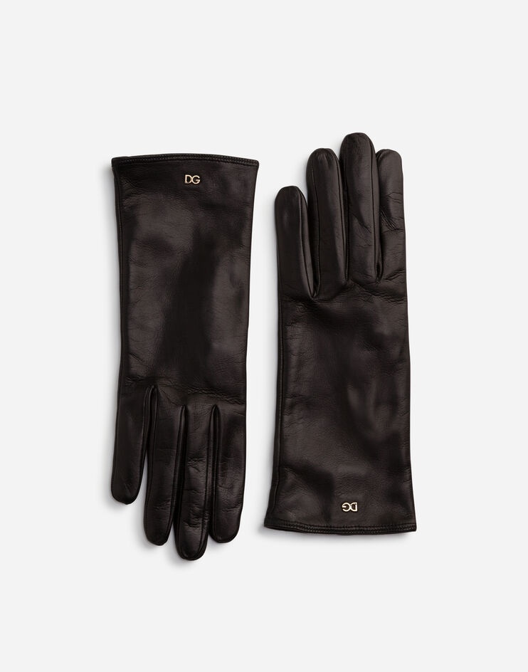Short lambskin gloves - 1