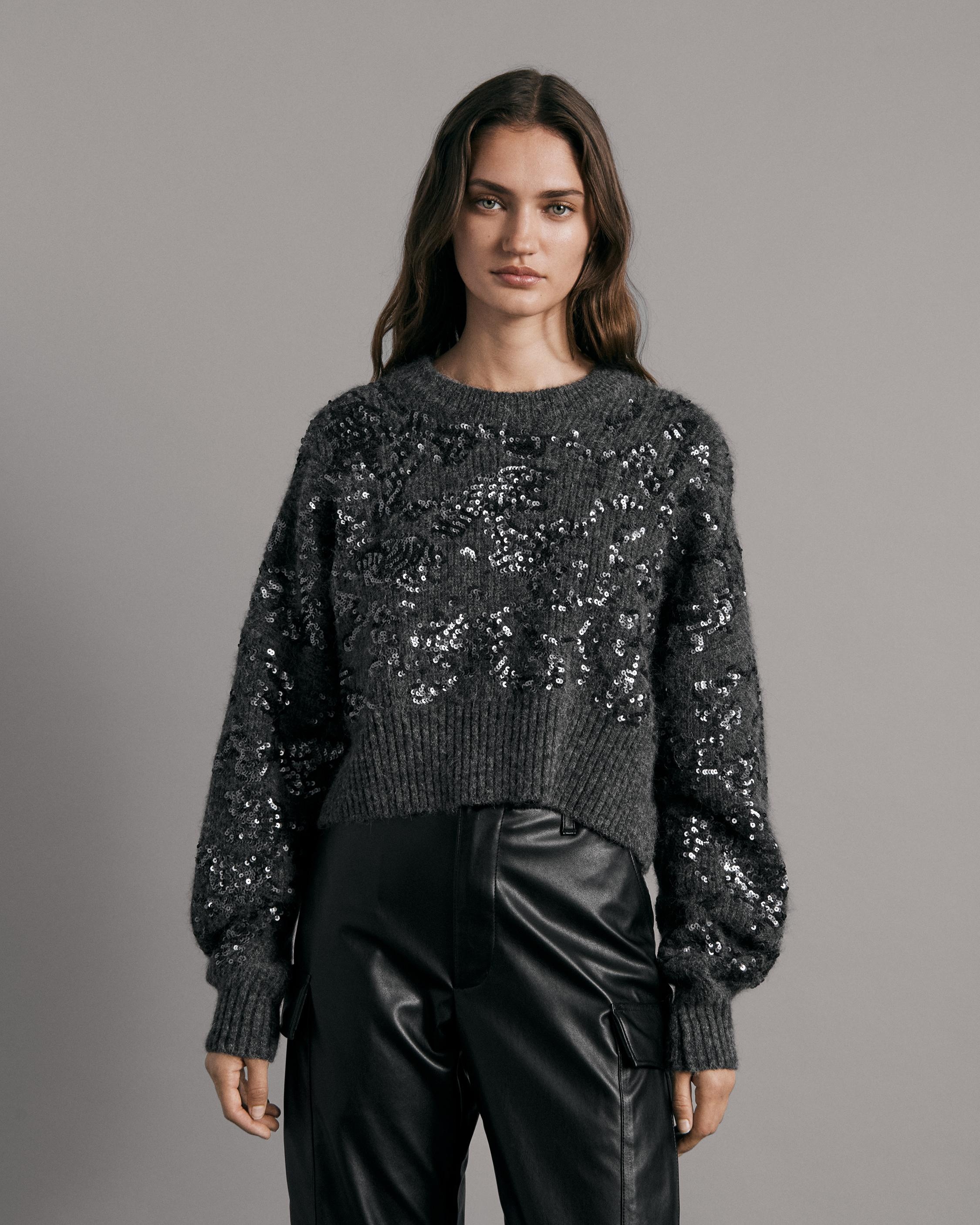 Liza Sequin Sweater
Relaxed Fit Sweater - 2