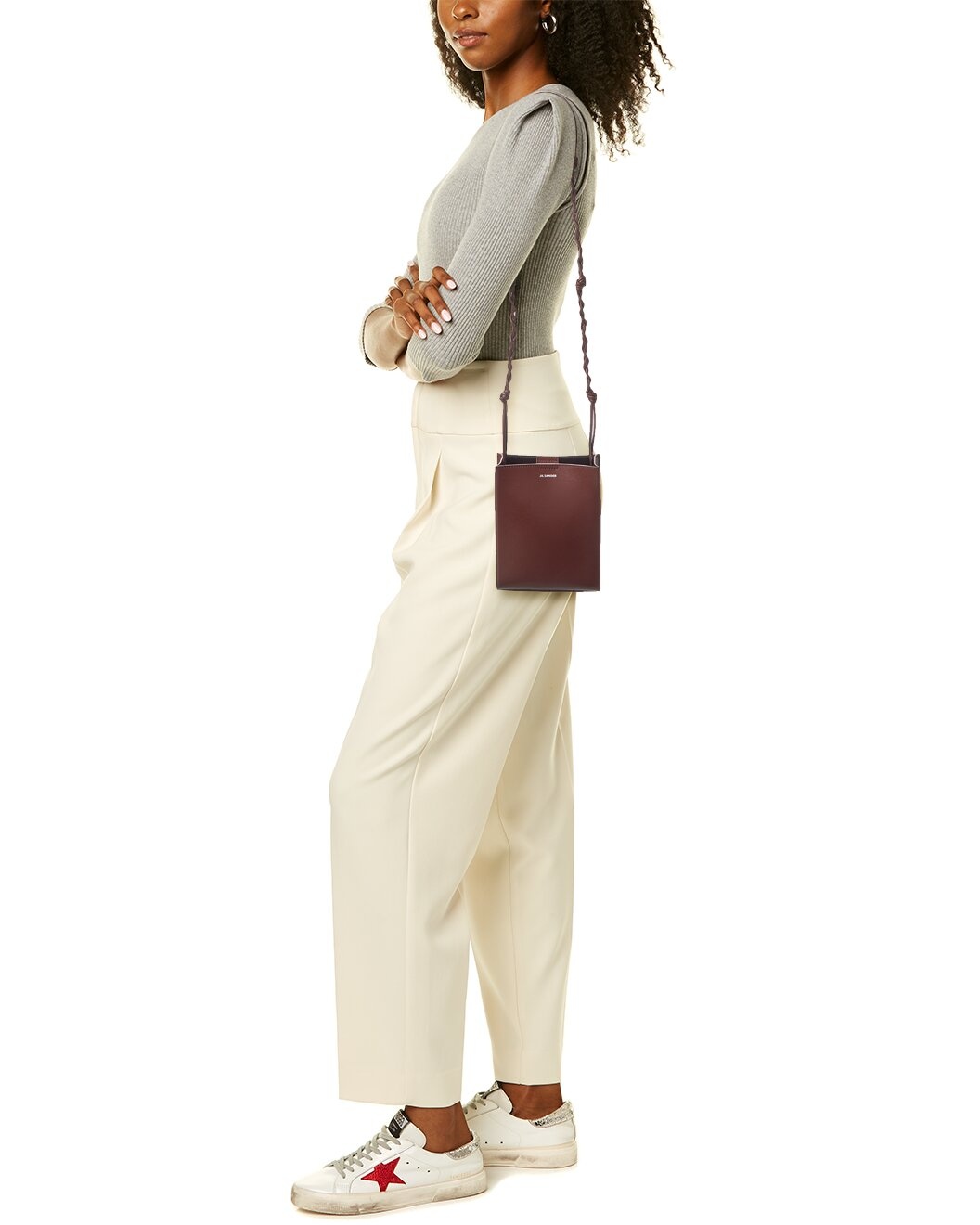 Jil Sander Tangle Small Leather Crossbody - 4