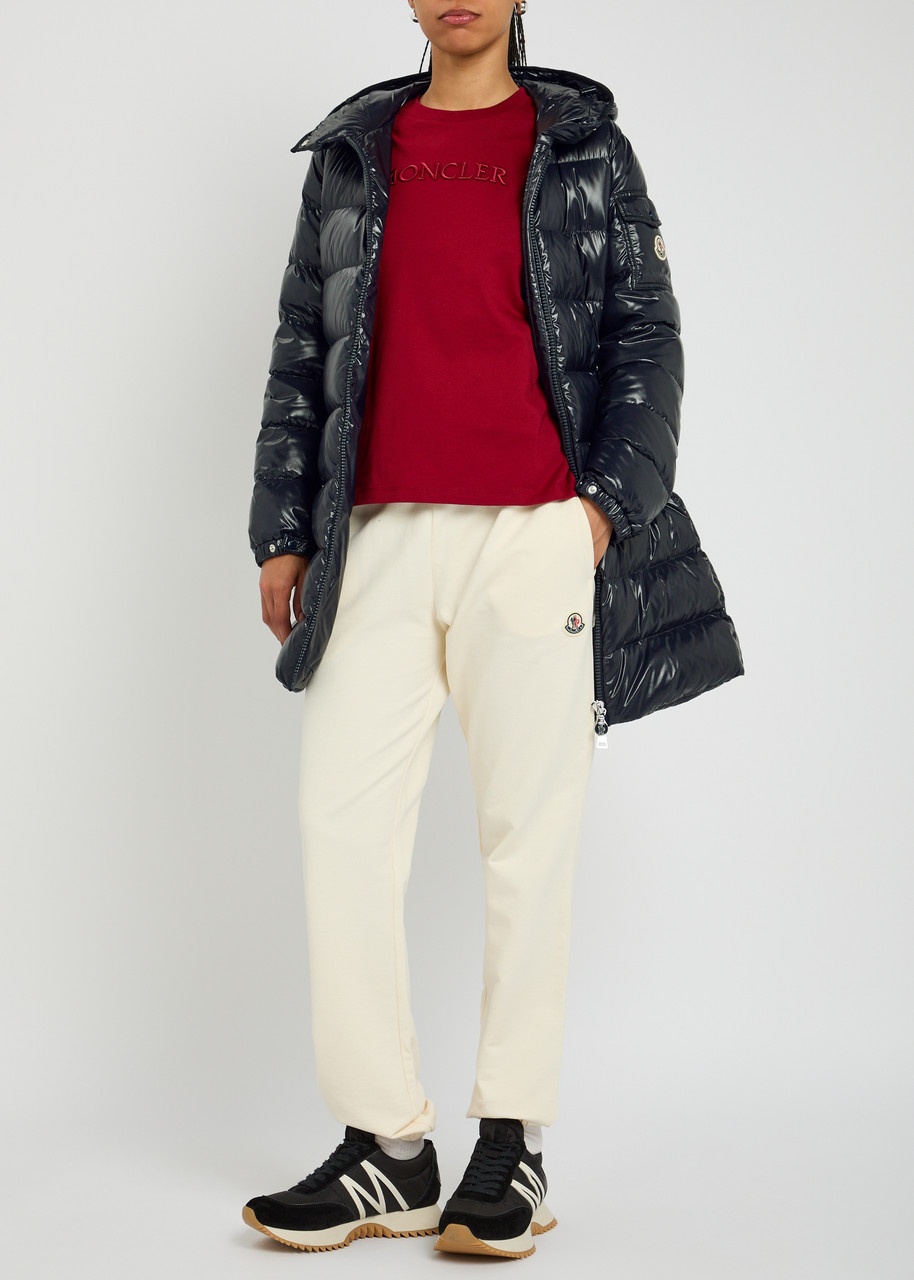 Moncler Courcelles Glossed Shell Parka Coat - 4